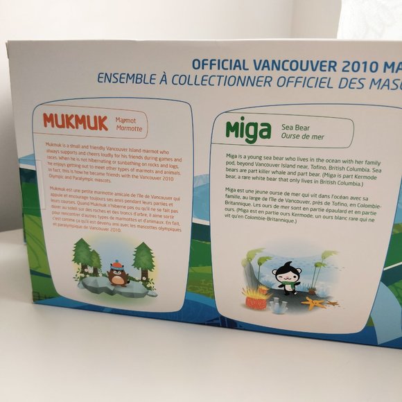 NWT Vancouver 2010 Olympics Plush Mascot 4-pack Set - Picture 4 of 5